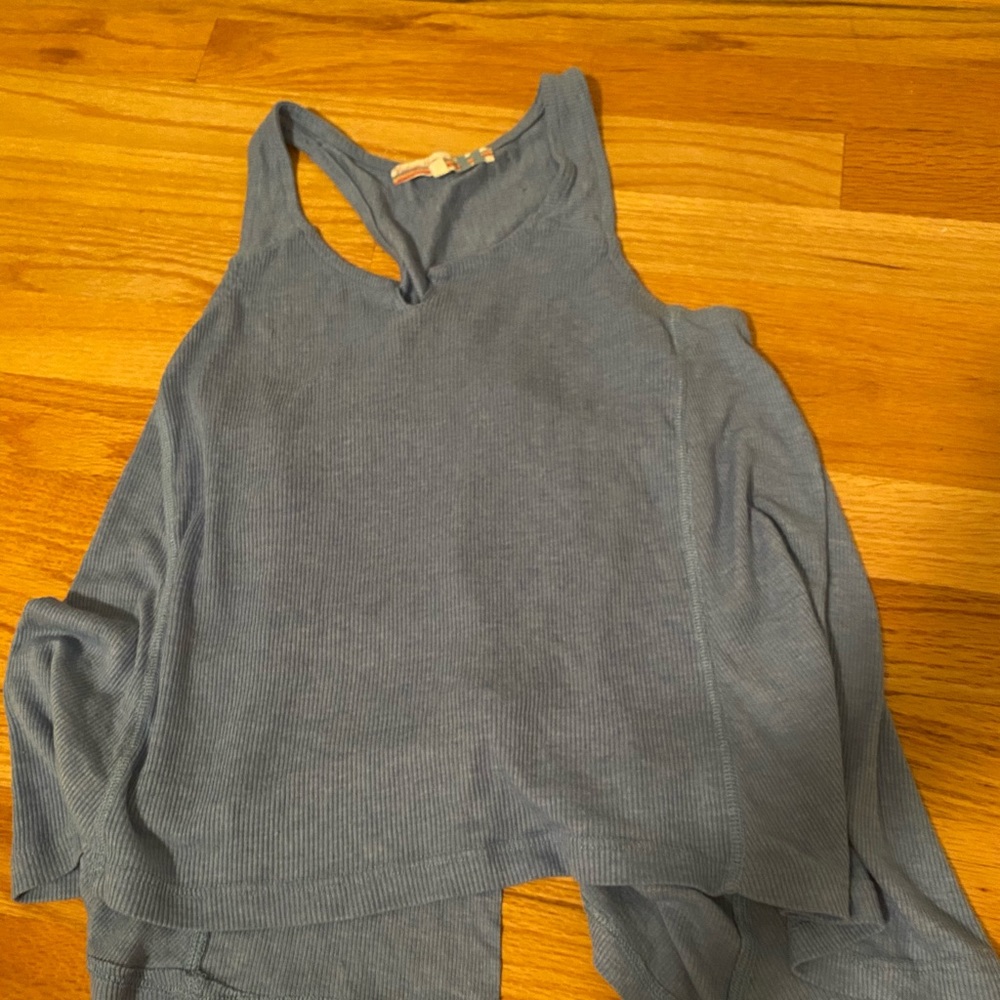 blue top!